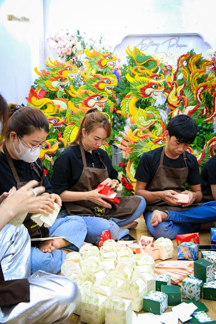 Làm mâm quả cưới hiện đại tại Đông Phạm Wedding