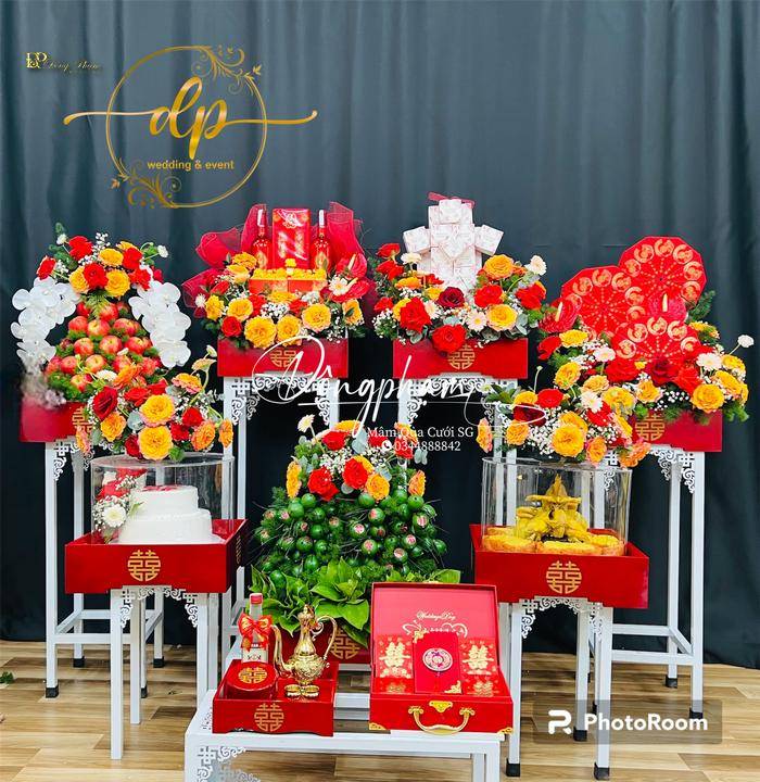 Lễ 9 mâm quả hiện đại