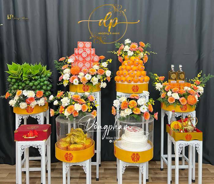 Mâm Quả Cưới Hiện Đại Độc Đáo Cho Ngày Trọng Đại