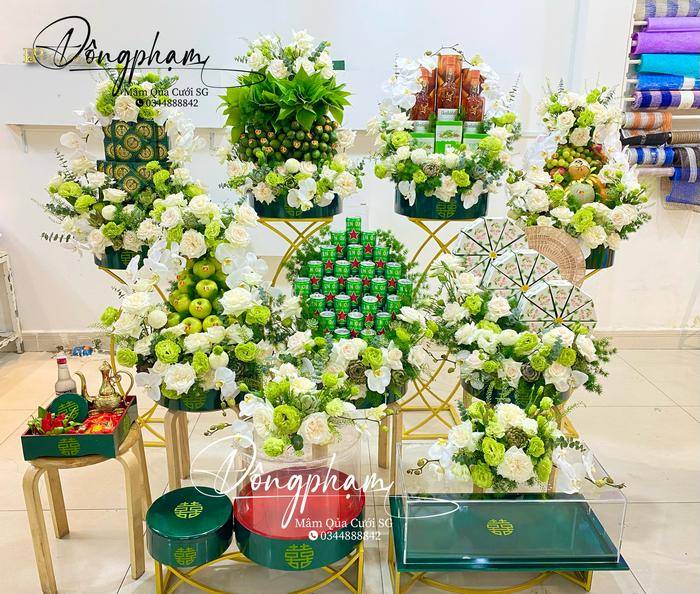 Lễ 10 mâm quả cưới