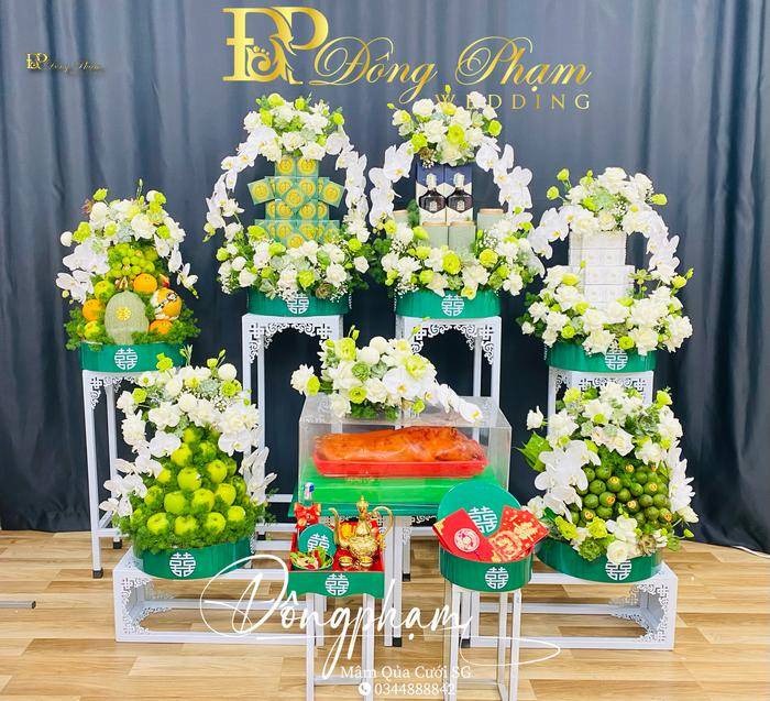 Mâm Quả Cưới Hiện Đại Mang Phong Cách Mới Lạ Và Tươi Mát