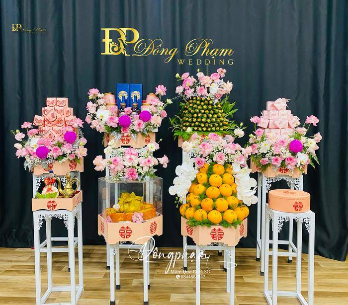 Mâm Quả Cưới Hiện Đại Tinh Tế Và Sang Trọng