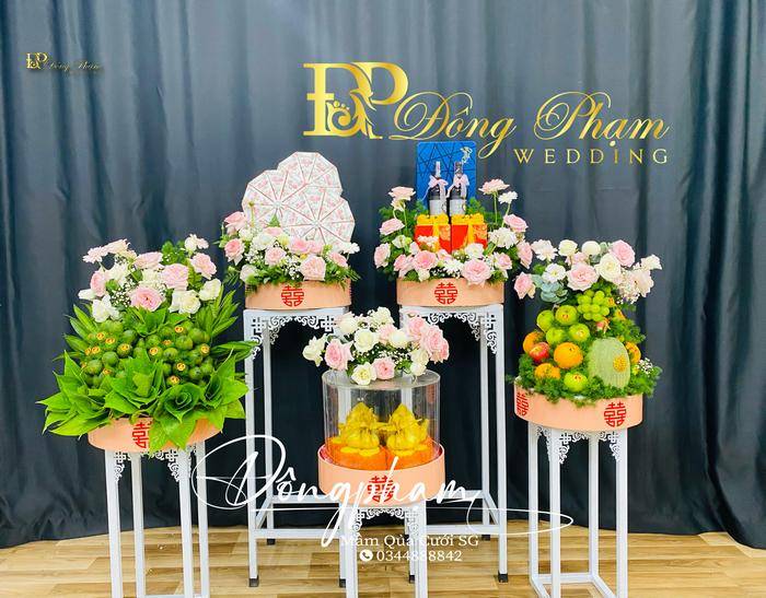 Tráp 5 mâm quả hiện đại