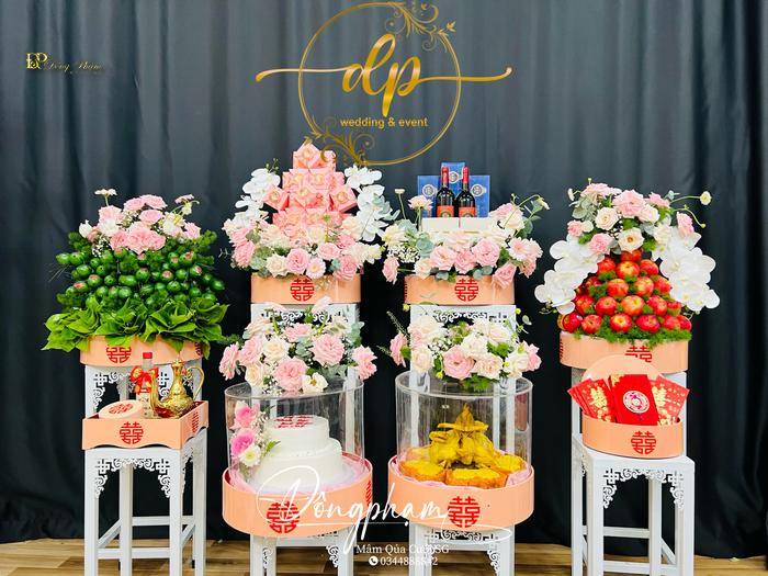 Kết Hợp Giữa Truyền Thống Và Hiện Đại Trên Mâm Quả Cưới