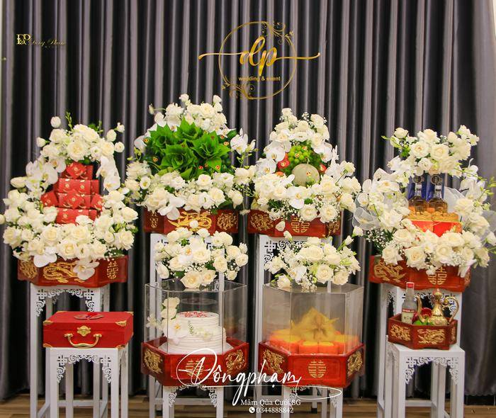 Mâm Quả Cưới Hiện Đại Cao Cấp Và Đẹp Đẽ