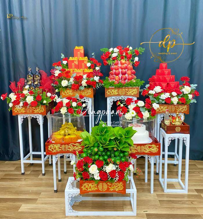 Tráp 7 mâm quả hiện đại